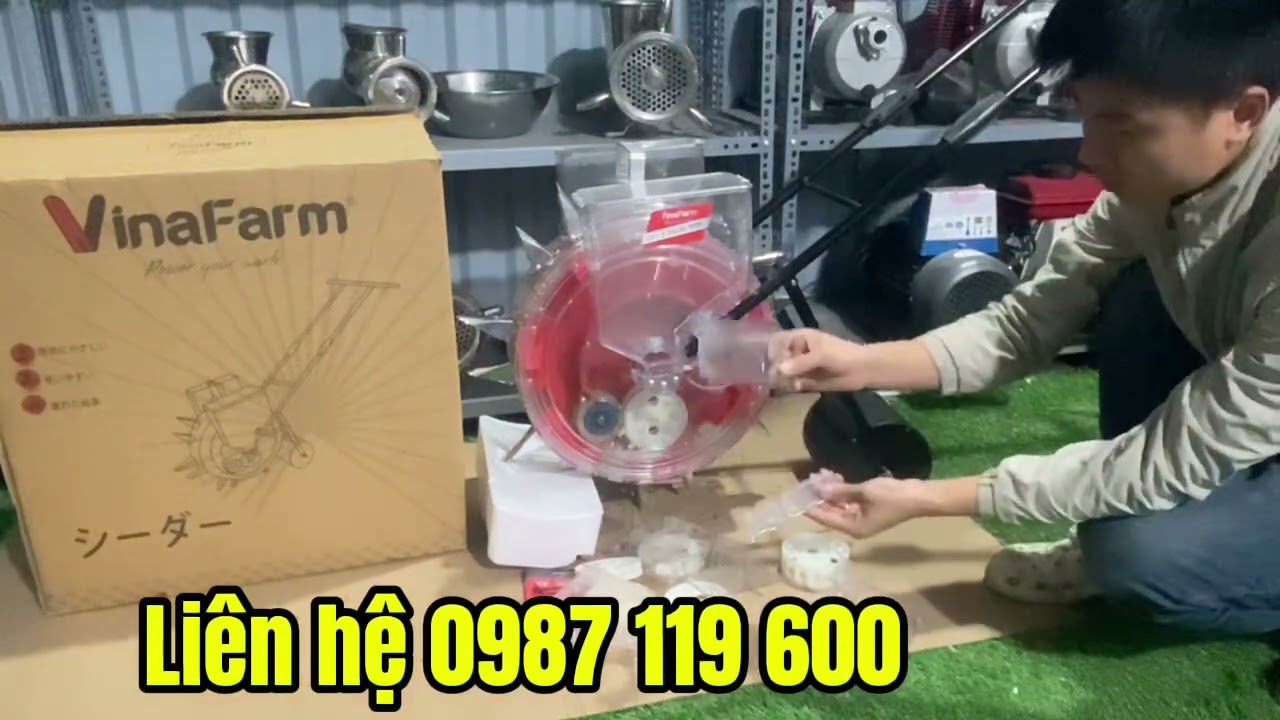Máy gieo hạt 999- máy tỉa bắp,máy tỉa đậu,máy giặt lúa,máy bỏ bắp,máy bỏ đậu 2 chức năng 