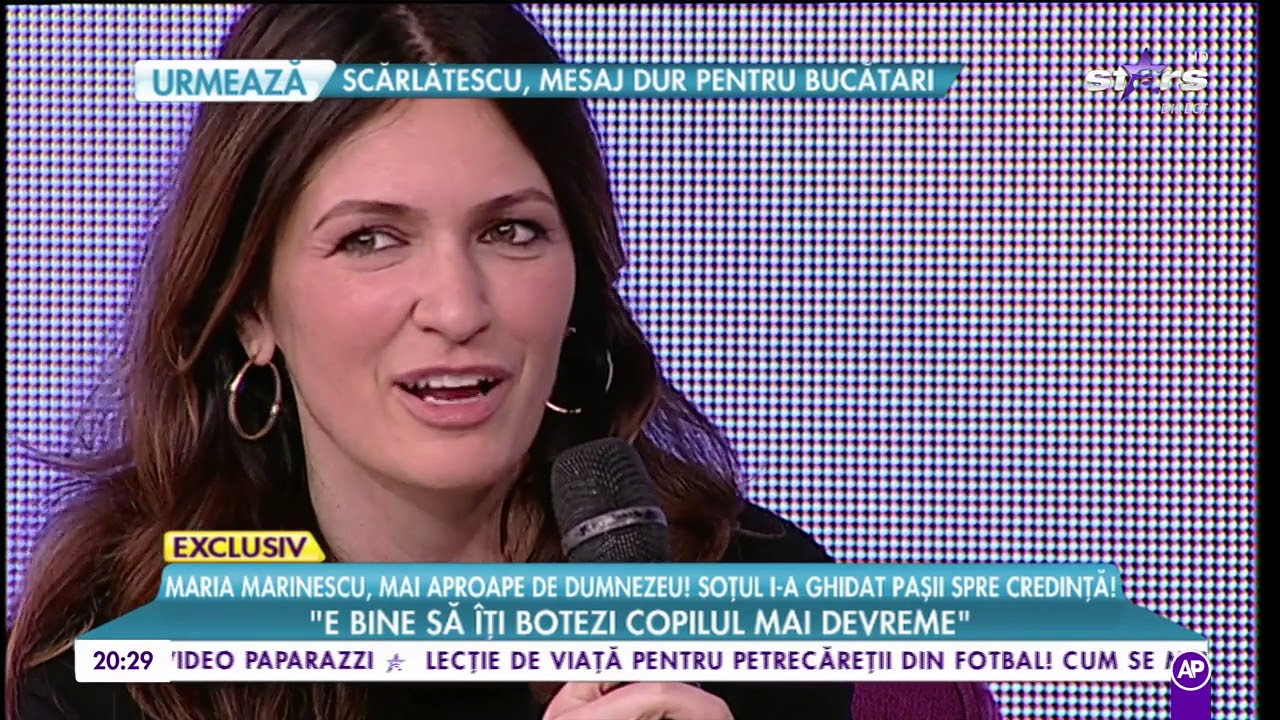 Maria Marinescu a născut și și-a botezat băiețelul în mare secret