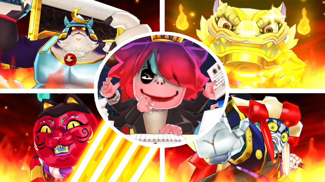 Yo-kai Watch Blasters: All Boss Intro Animations