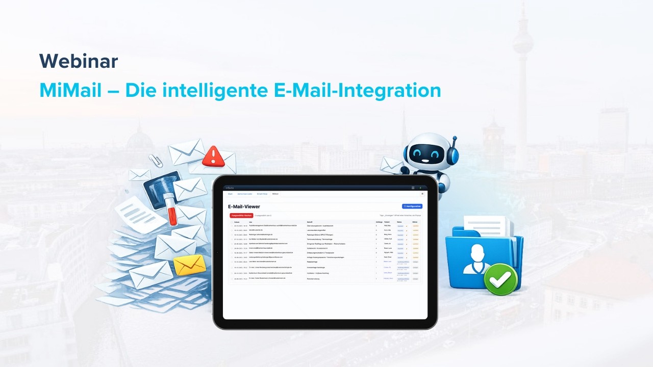 MiMail: Die intelligente E-Mail-Integration für die Praxissoftware inSuite