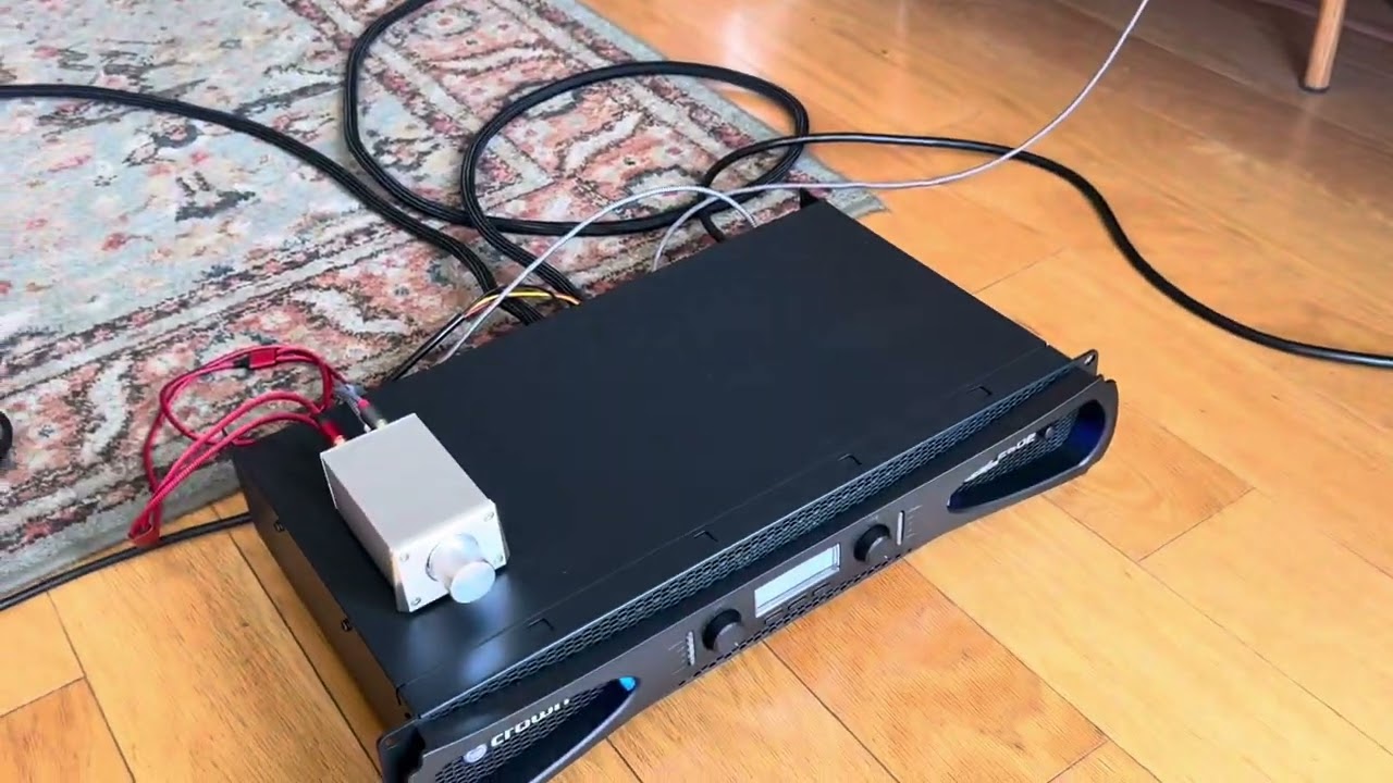 Crown XLS 2502 follow-up with volume control for Magnepan LRS Plus