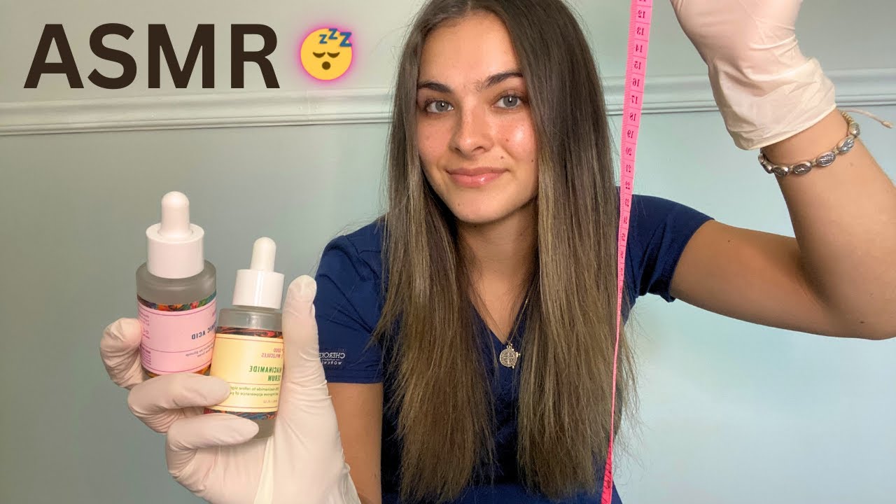 ASMR Dermatologist Roleplay (sharp vs. dull test, face examination, personal attention)