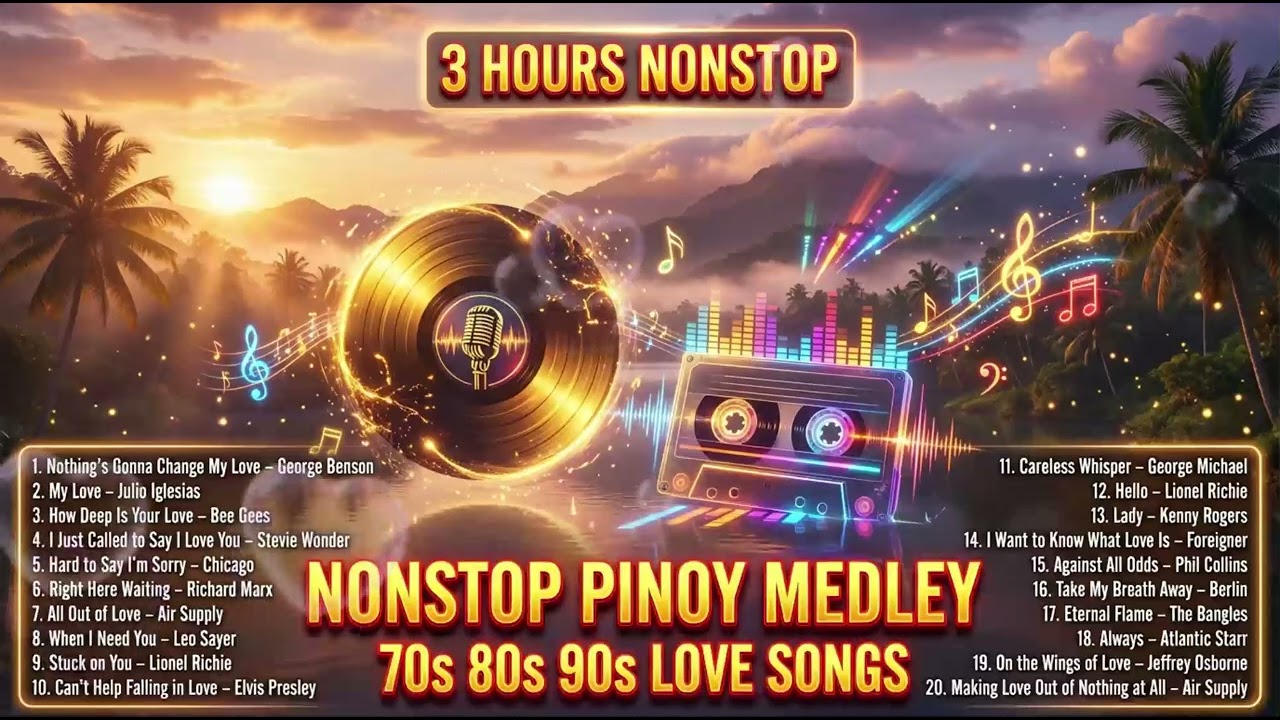 slow rock love songs collection 70s 80s 90s | nonstop slow rock pinoy medley 💽 best luamang tugtugin