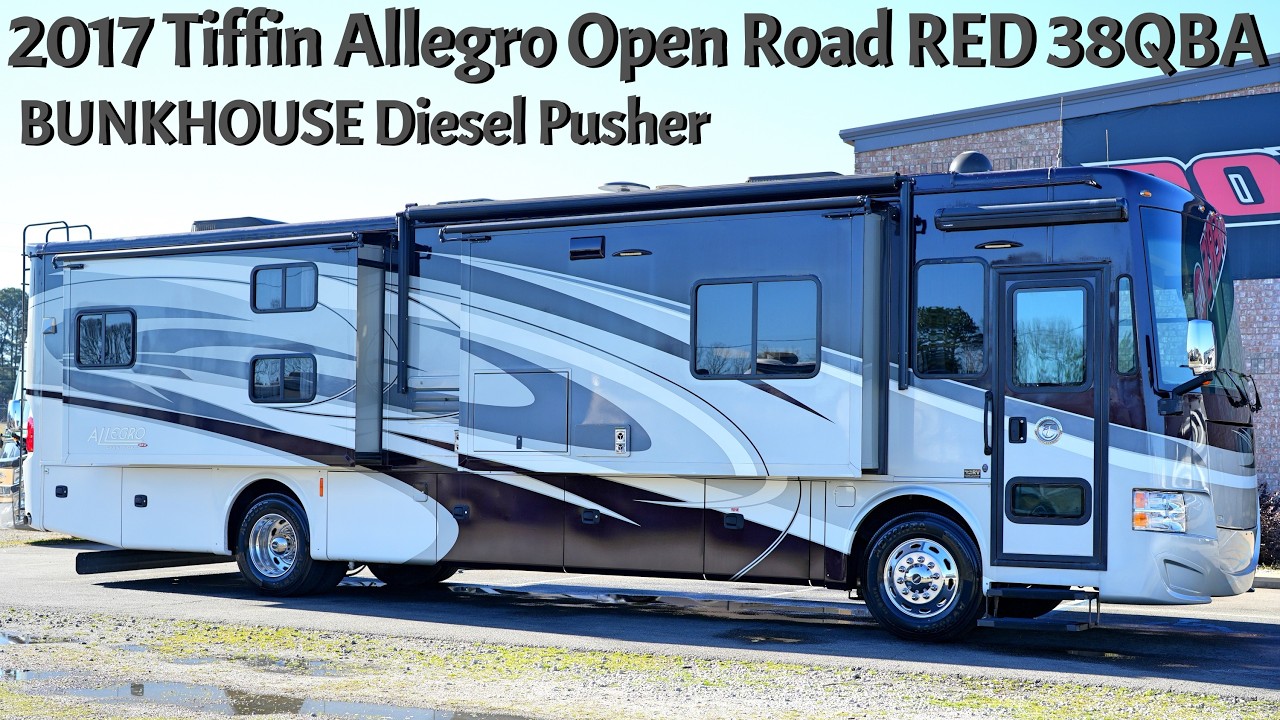 Автодом Tiffin Allegro Open Road RED 38QBA BUNKHOUSE A Class 2017 года выпуска, 360 л.с., дизельн...
