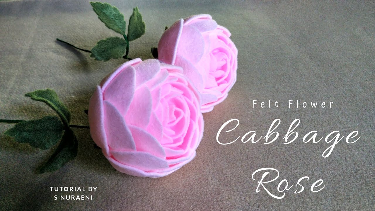 S Nuraeni || Felt Roses - #DIY How to Make Rose Felt Flower Tutorial