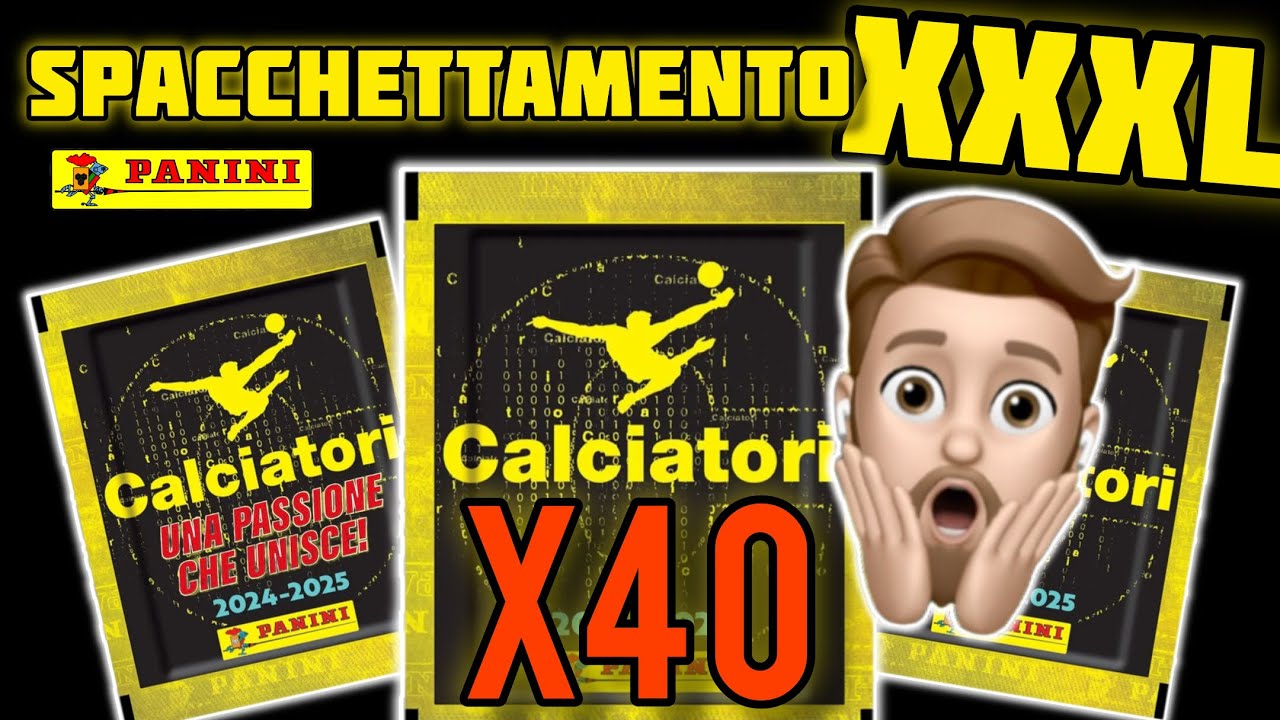 HO ESAGERATO! 😱 SPACCHETTAMENTO XXXL Calciatori Panini 2024-2025 PACK OPENING