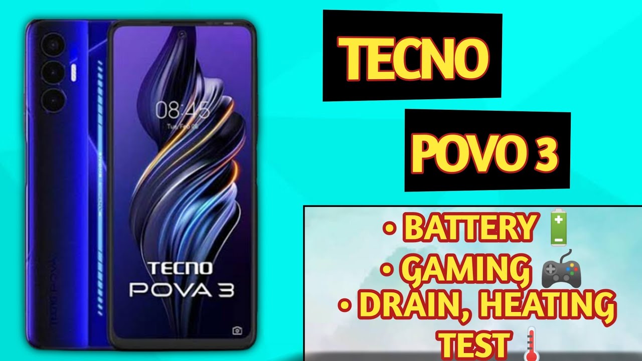 Tecno Pova 3 Pro Battery Drain Test , Heating Test & Charging Test - Shocking😲||Tecno Battery Test||