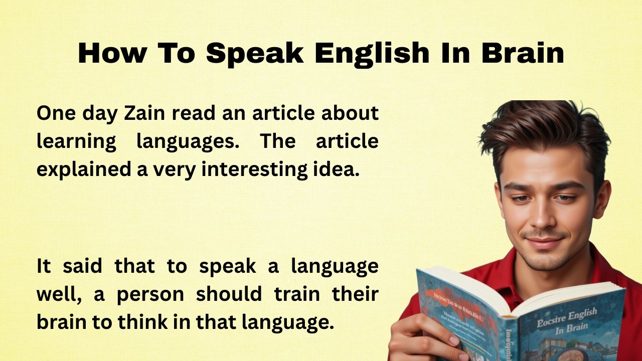 How To Speak English In Brain || Learn English || Improve Your English || Listen And Practice