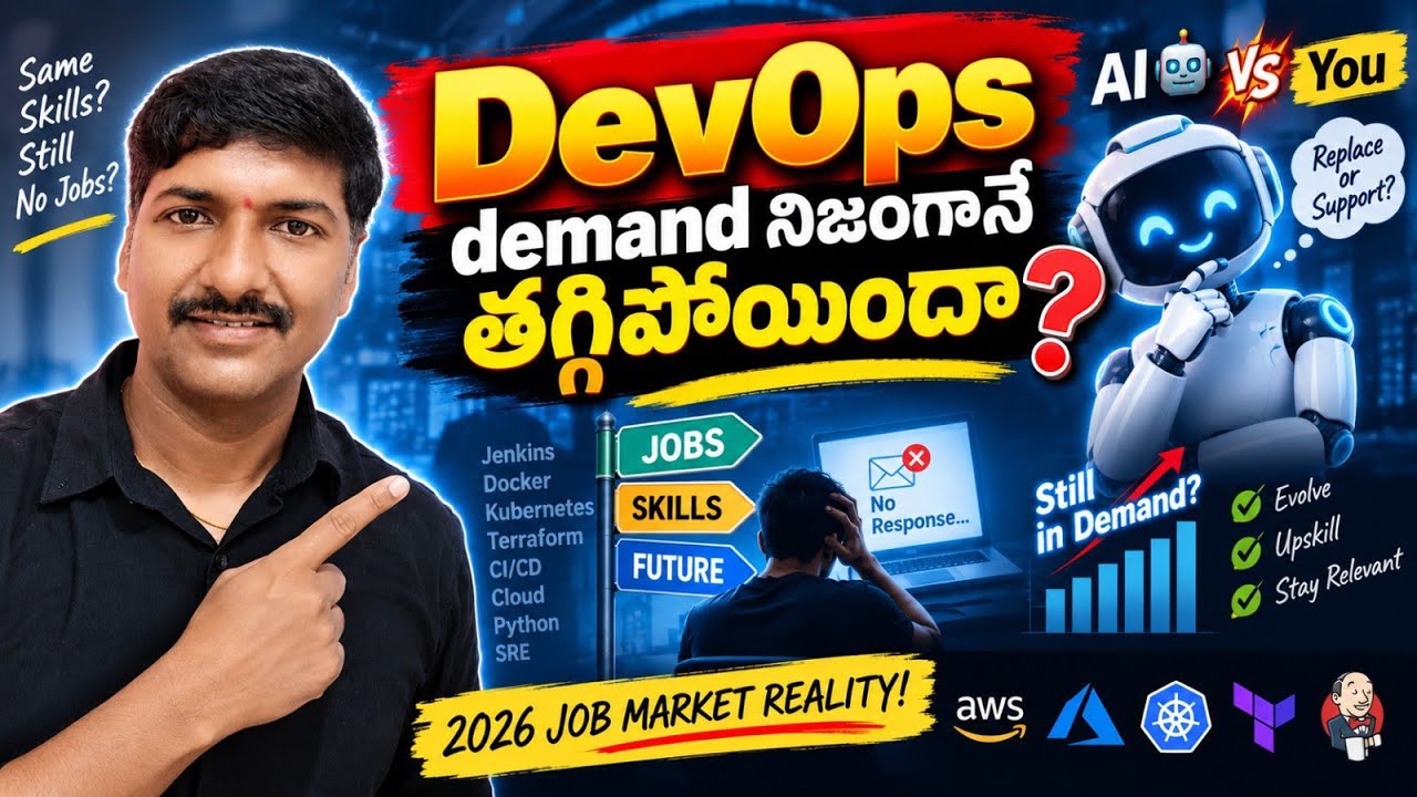 AI వచ్చాక DevOps Career Safe ఆ? Real Data తో Complete Analysis