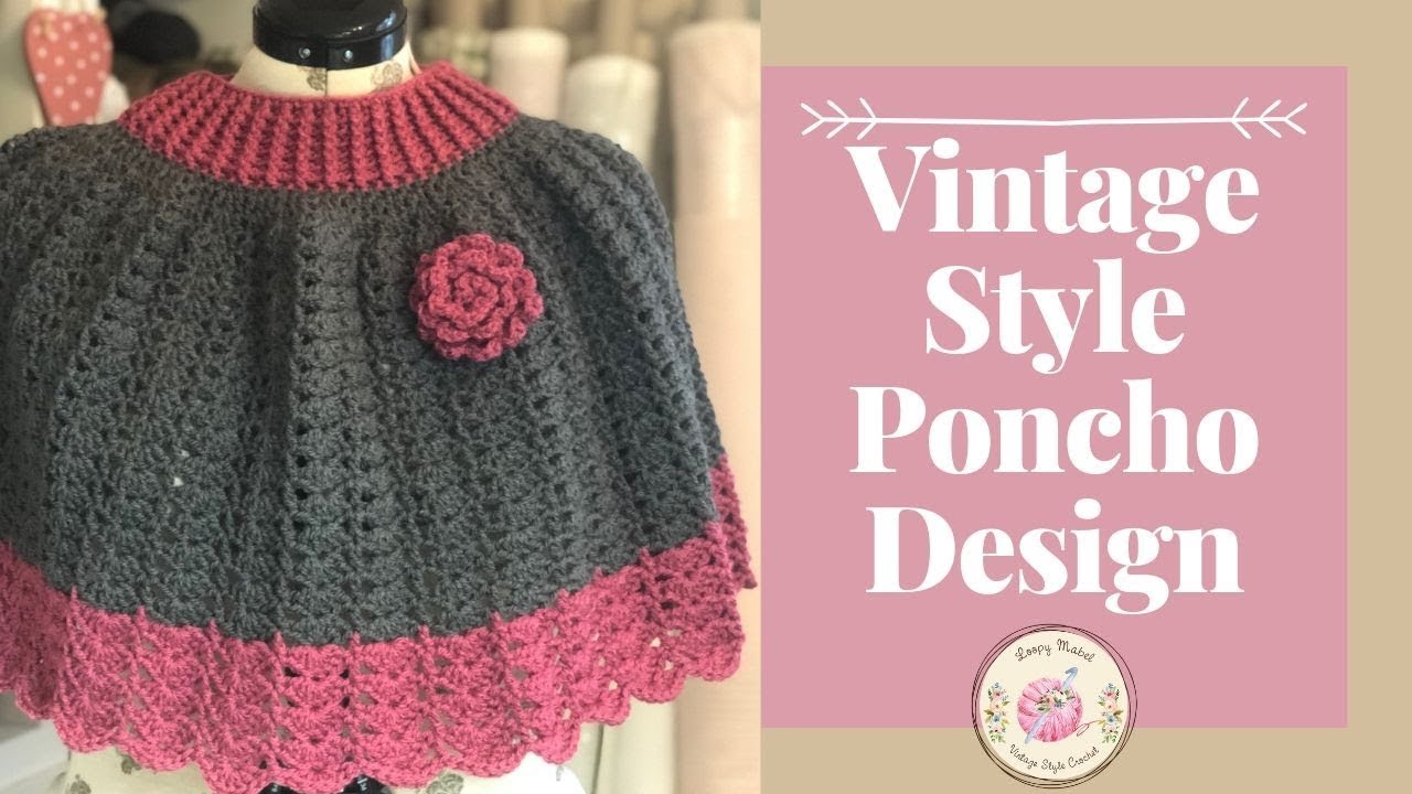 Crochet Poncho Wrap (Easy) How To Tutorial - Polly Capelet