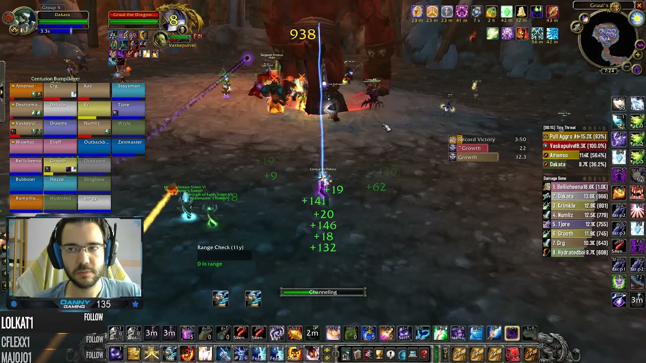Shadow Priest PoV Gruul 1.2K DPS (Rank 17 SP) | TBC Classic