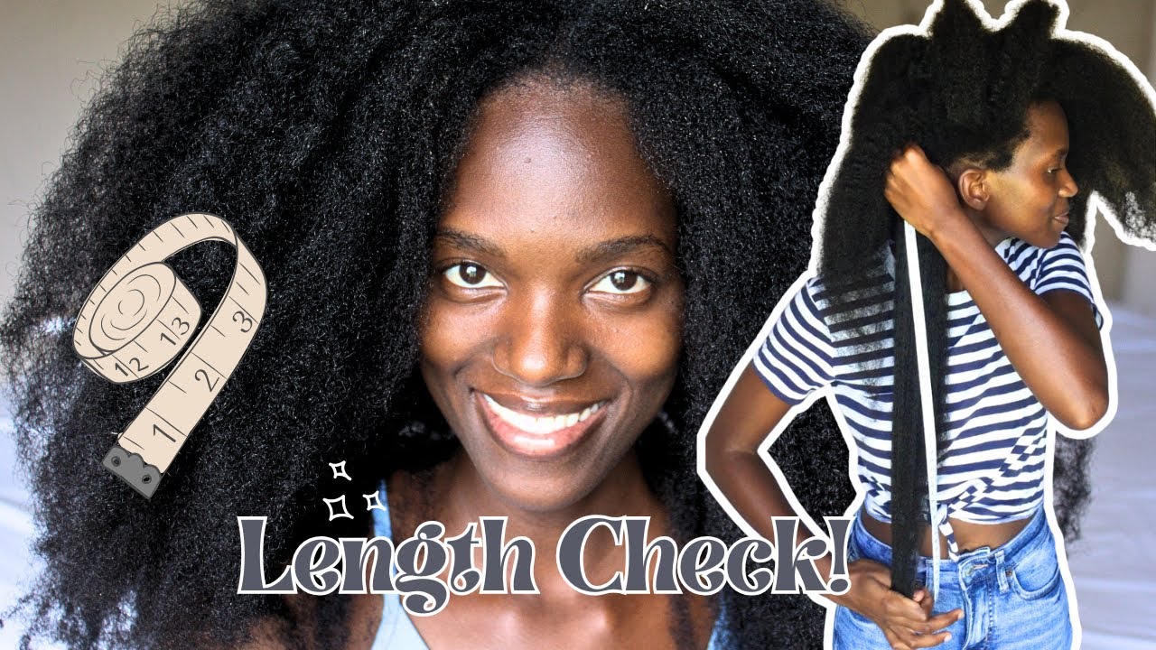 9 Years of HAIR GROWTH! NATRUALl 4C Hair LENGTH CHECK from TWA to Classic Length