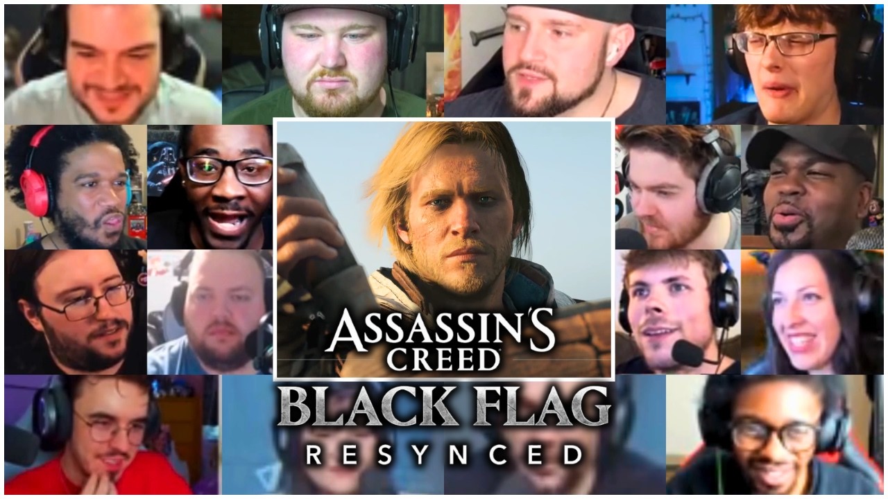 Видеообзор трейлера Assassin's Creed Black Flag (синхронизация кадров)