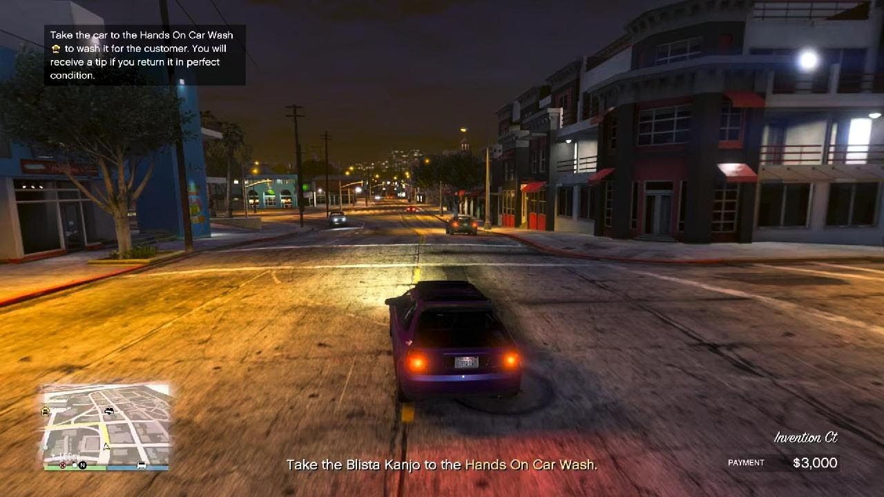 Grand Theft Auto V: 3x on car wash hand and HSW racing