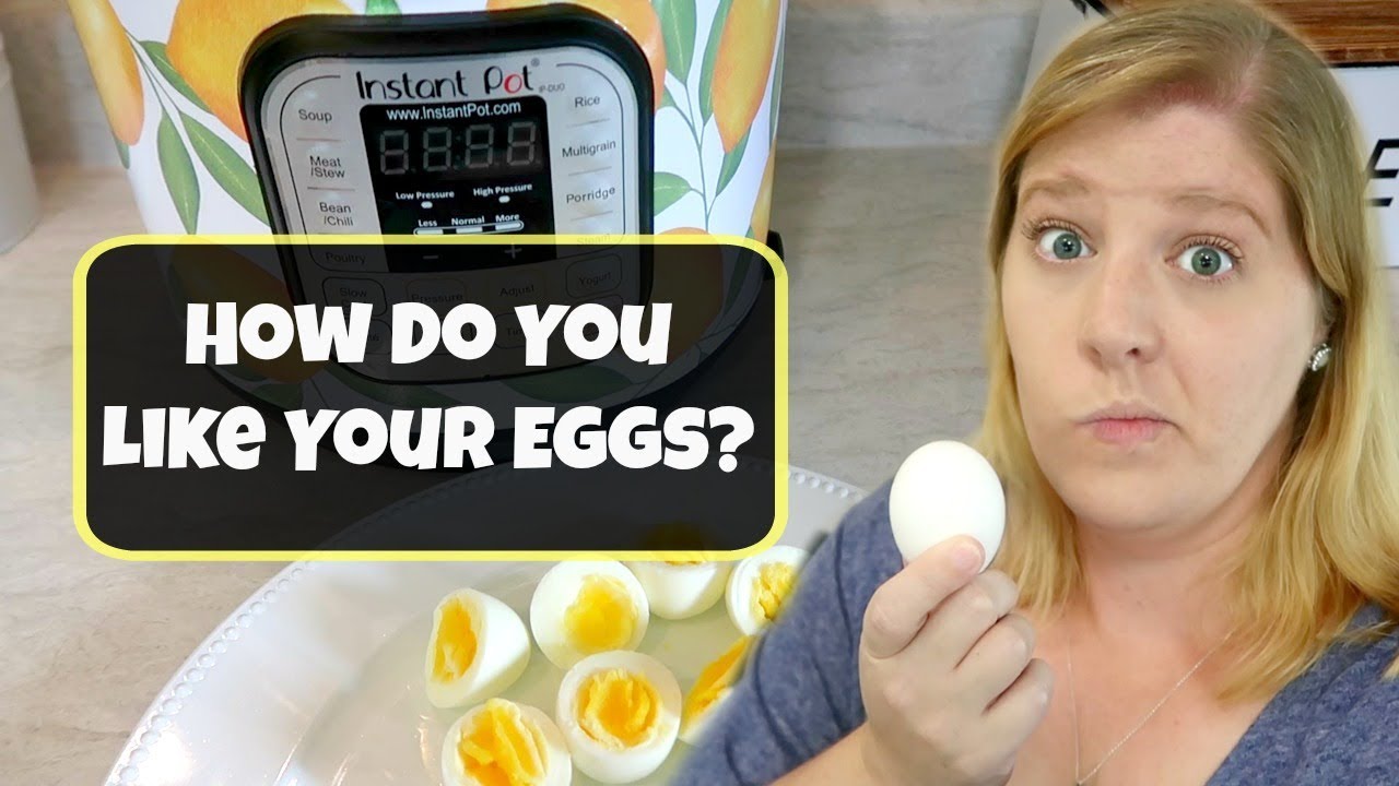 Instant Pot Soft and Hard Boiled Eggs