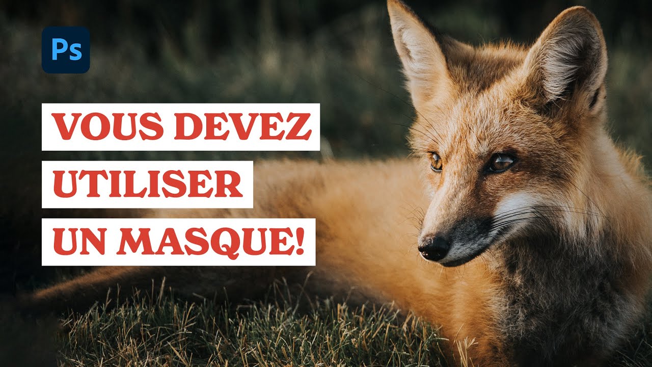 Utiliser un MASQUE de FUSION dans PHOTOSHOP en 2021