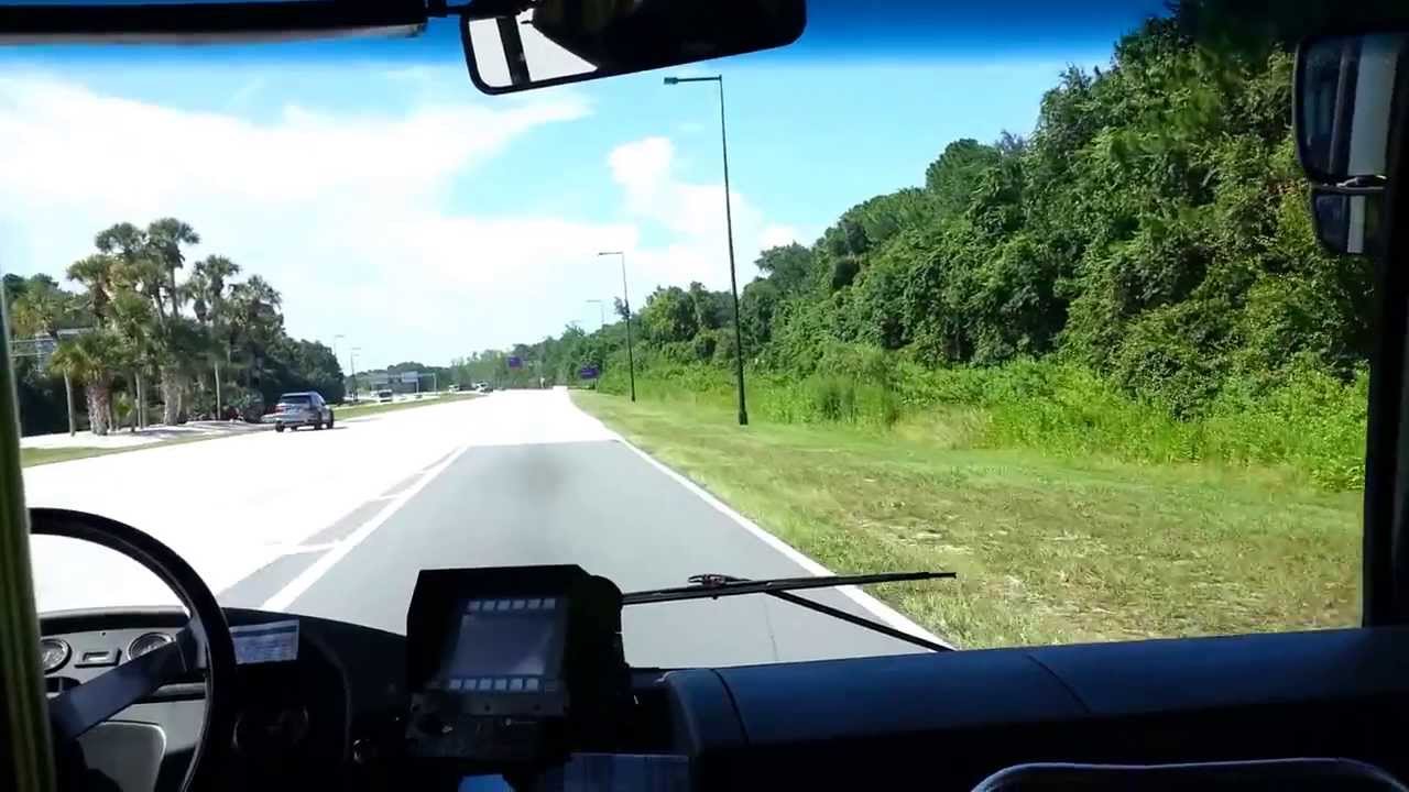 Disney World Bus Ride - All-Star Sports to Magic Kingdom Aug 2013