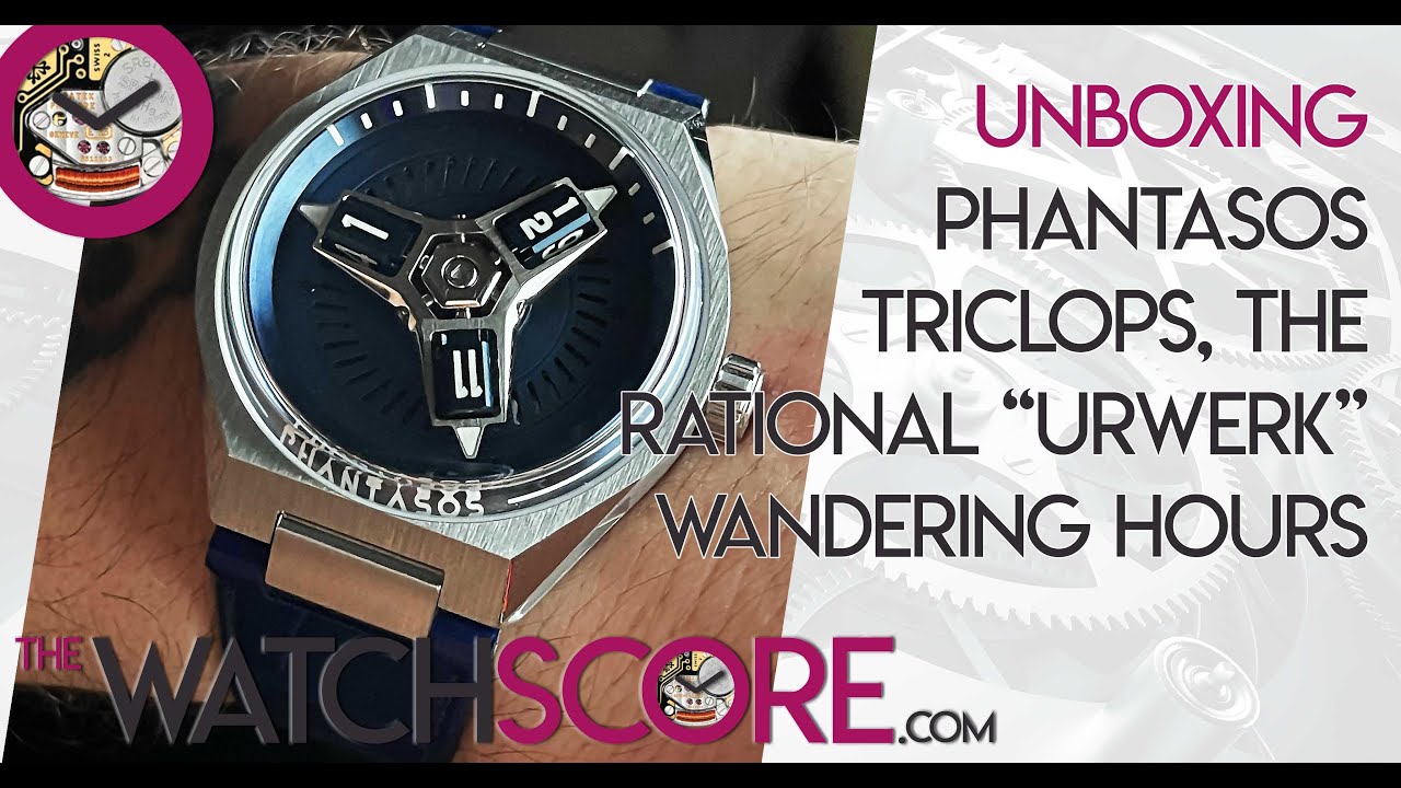 Phantasos Triclops, the rational wandering hands "Urwerk" homage - Unboxing and hands-on