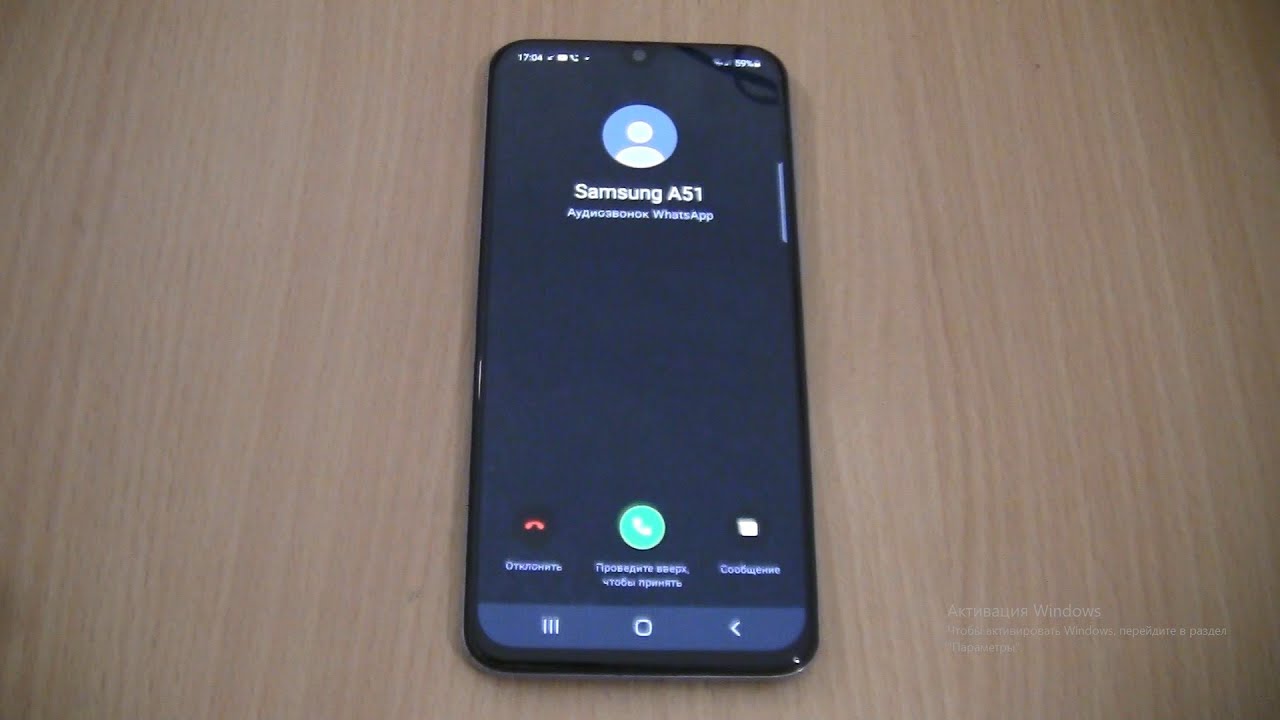 WhatsApp Samsung Galaxy A40 Over the Horizon incoming call IN 2024