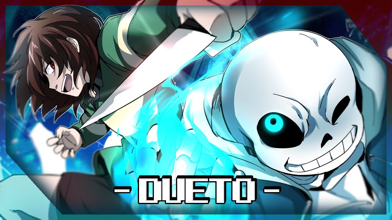 【Undertale】Stronger Than You - (Sans vs Chara) | Adaptação PT-BR | ReiMilho