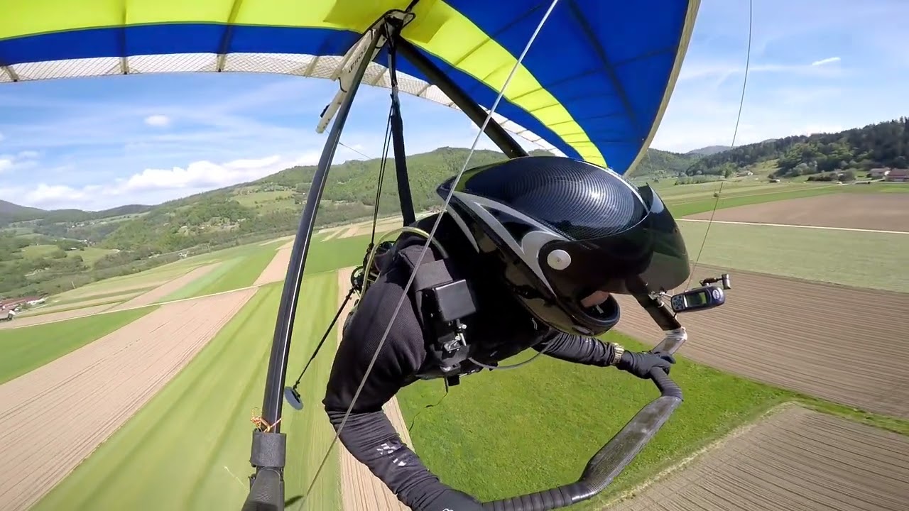 Electric hang glider testing