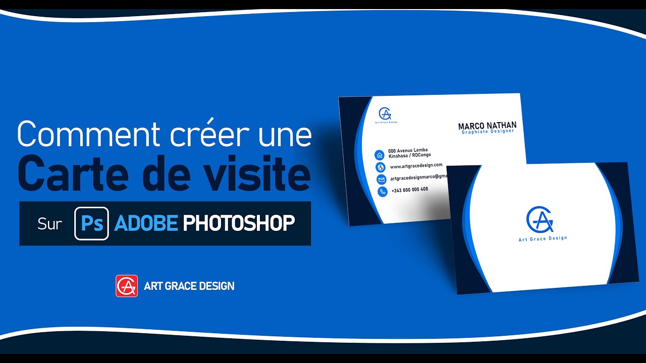 Comment cr&eacute;er une carte de visite professionnelle avec code QR sur Adobe Photoshop