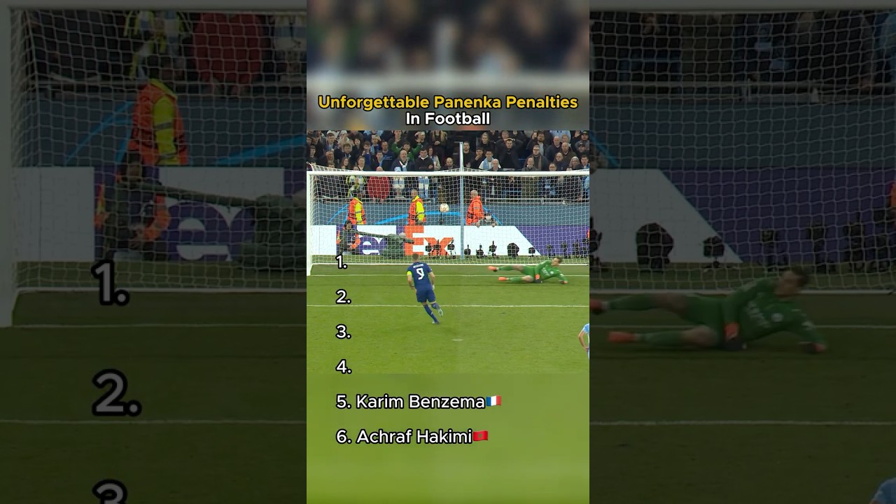 Unforgettable Panenka Penalties In Football