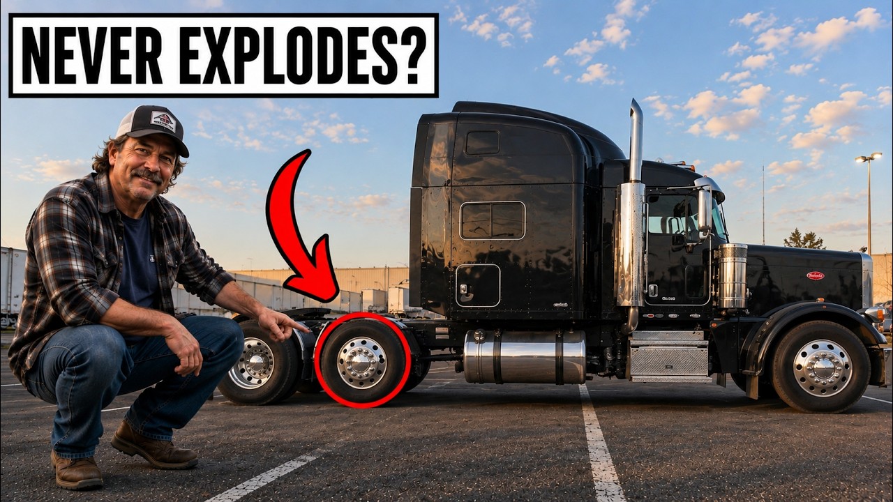 Why Truck Tires Don't Explode on +50&deg;C Asphalt (Some Do)