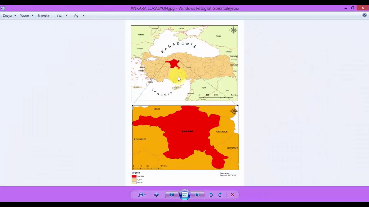 Lokasyon Haritası Hazırlama (Prepare a location map)