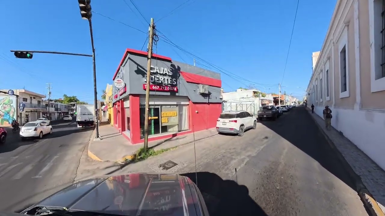 Paseando por el centro de Culiacán y llegamos a la Colonia Hidalgo
