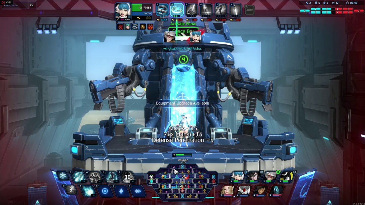 Hyper Universe | 4x4 2D MOBA | Aisha Gameplay |