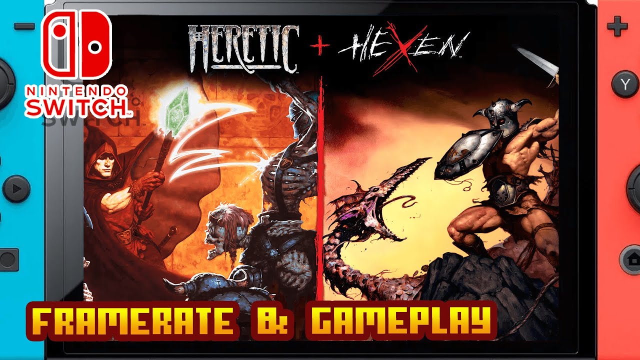 Heretic + Hexen - (Nintendo Switch) - Framerate & Gameplay