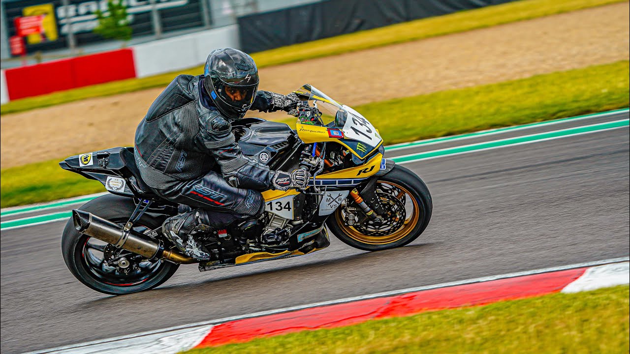 Donington Park Onboard GoPro MSV - No Limits Track Day - 27/6/25 Yamaha R1 15 - *Brake Failure*