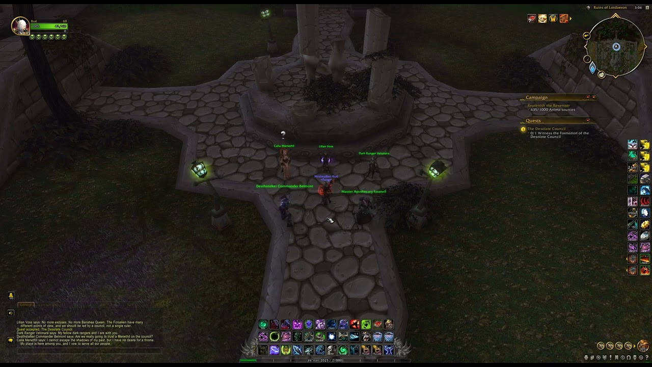 The Desolate Council, WoW Quest