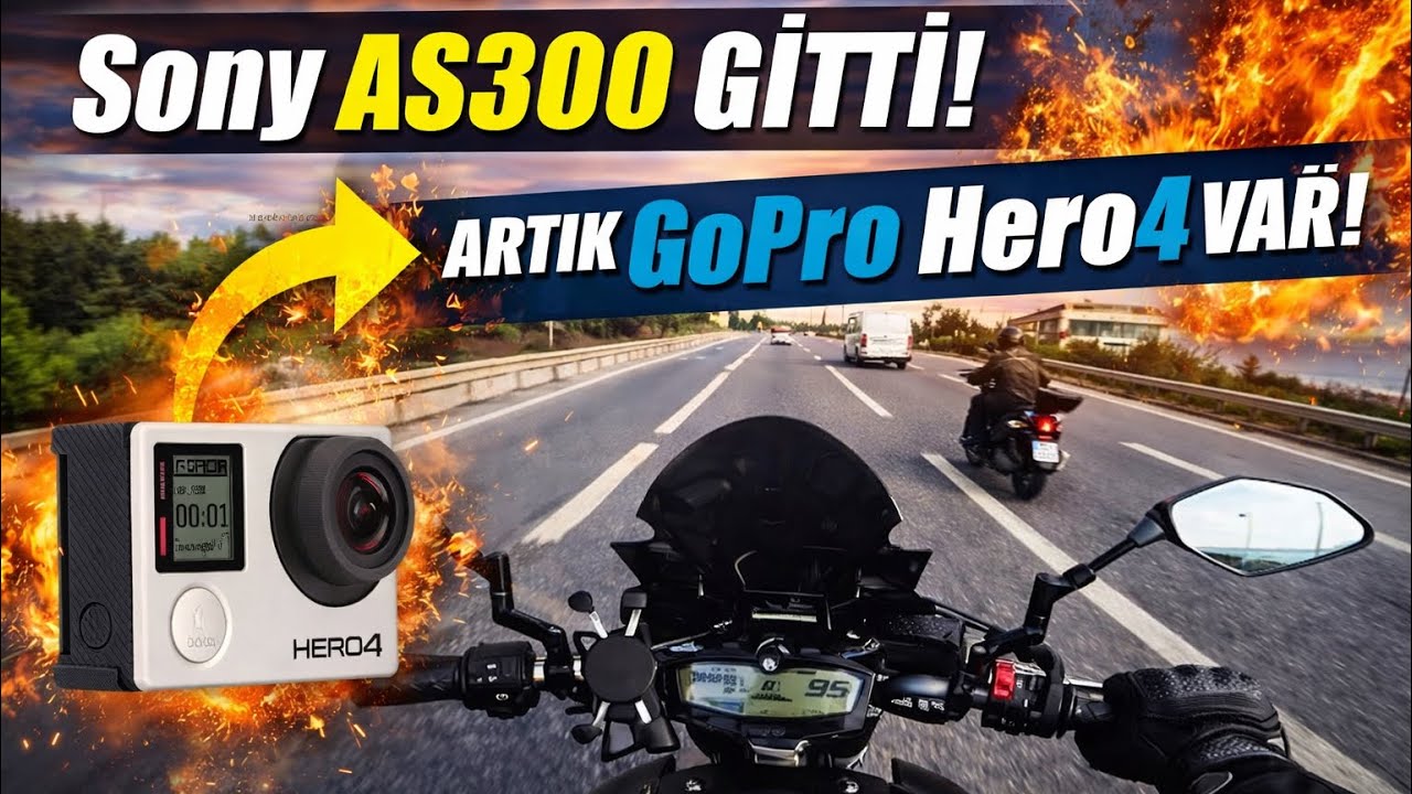 Yeni kameram GoPro Hero4 Black | Sony as300 ile kıyaslama | Hero4 Black 2K superview