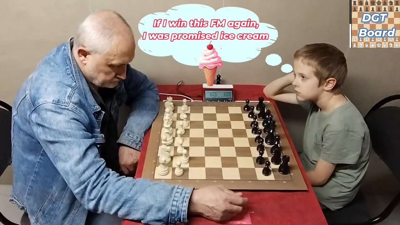Sunday's Games 2/4 - FM Valery Kedrov (1947) - German Yunker (1637) - Rapid