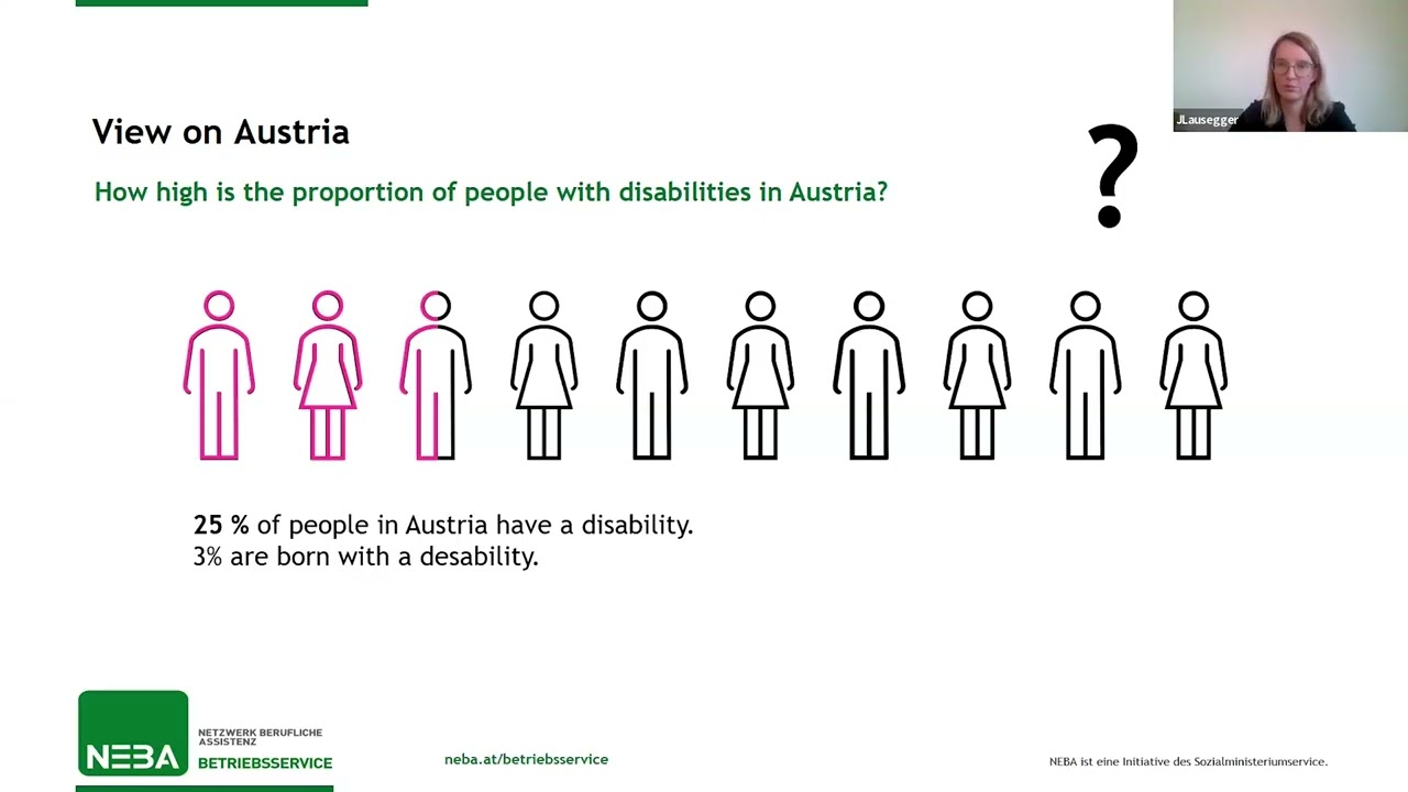 DEI4SME Hackathon I: Johanna Lauseger & Tina Malle - Employing people with disabilities in SMEs