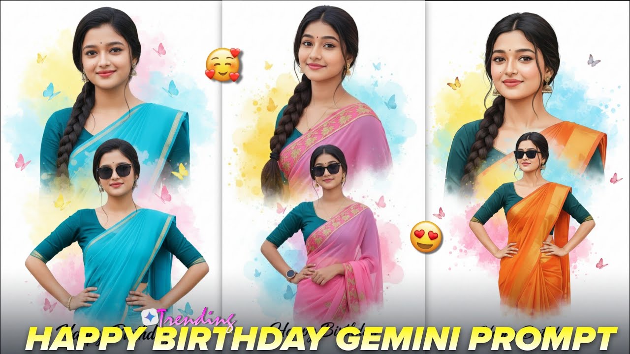 👉 Gemini AI Se Crush Ka Happy Birthday Photo Kaise Banaye 😍🎂 | Viral Birthday Image Editing Tutorial