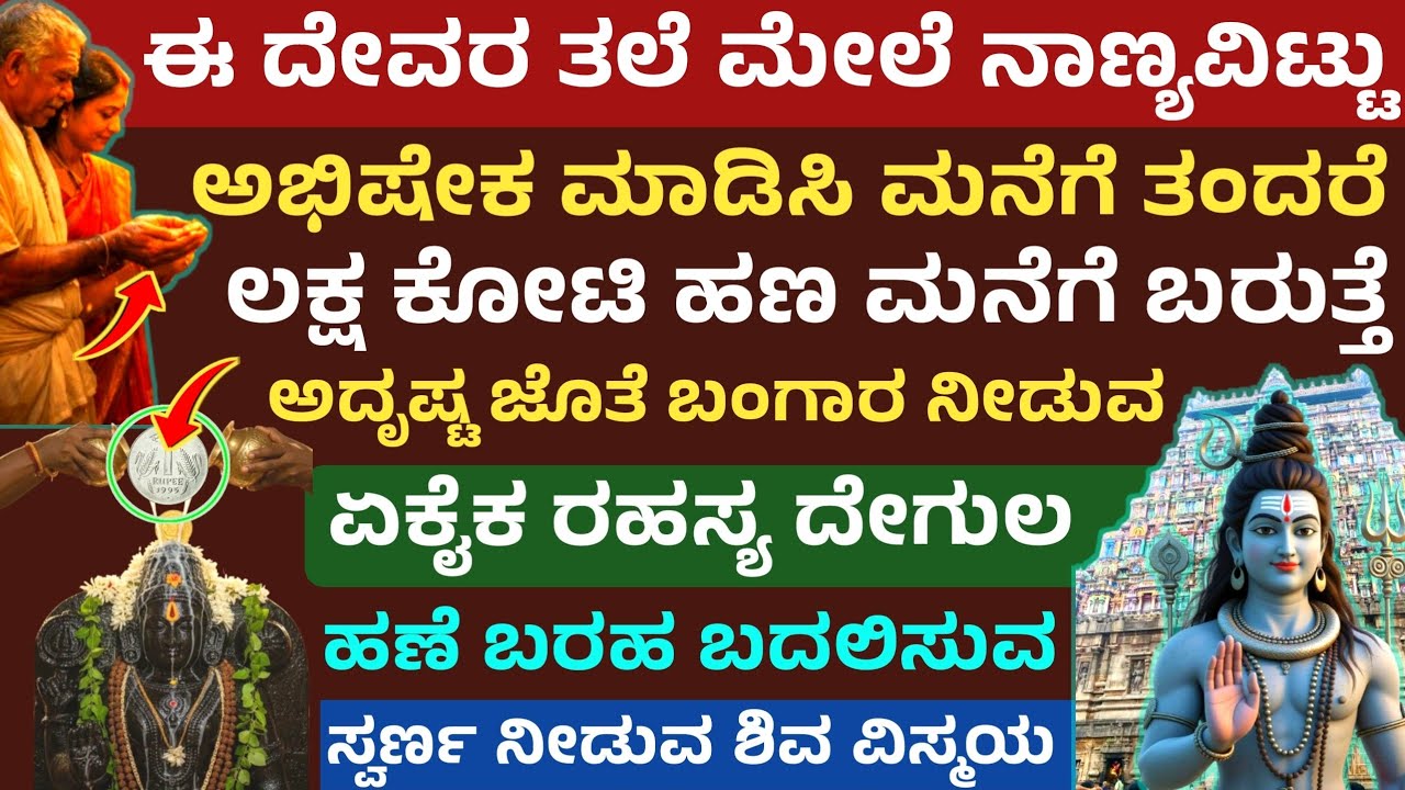 ಈ ದೇವರ ತಲೆ ಮೇಲೆ ನಾಣ್ಯ ಇಟ್ಟರೆ ಬಂಗಾರ ಐಶ್ವರ್ಯ ಪ್ರಾಪ್ತಿ ಭಾರತದ ಏಕೈಕ ಶಿವ ದೇಗುಲ Chidambaram temple miracles