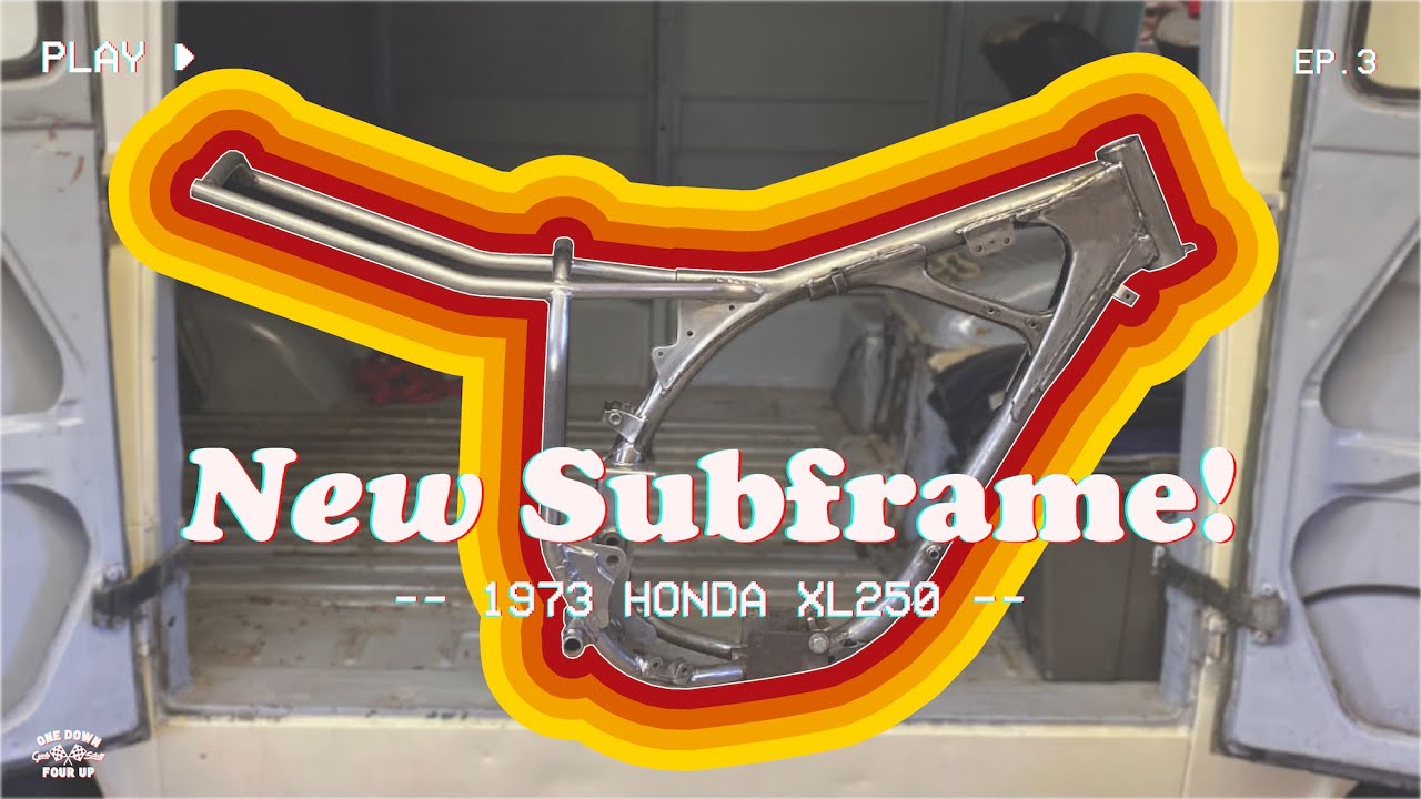 Welding The New Rear Frame On The XL250 Rubicon Project Motorcycle - EP3