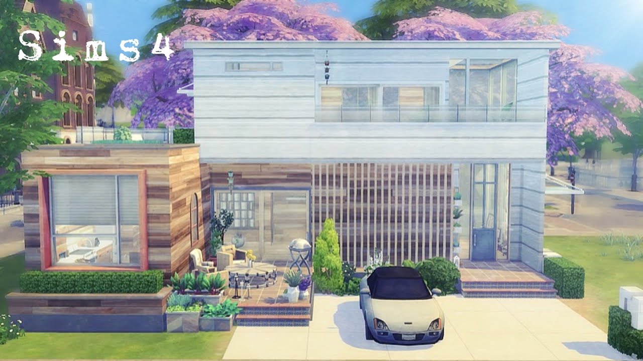 光が差し込む家 Eco Lifestyle: Modern House | TheSims4 | シムズ4 | NOCC |Speed Build