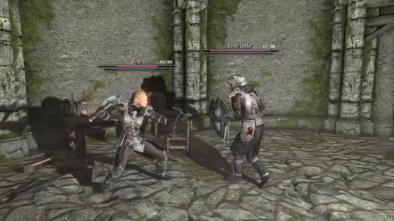 Skyrim Battles - Bandit Leader Fjola vs. Stormcloaks, Seeker, Ralis, Frea, & Ancano
