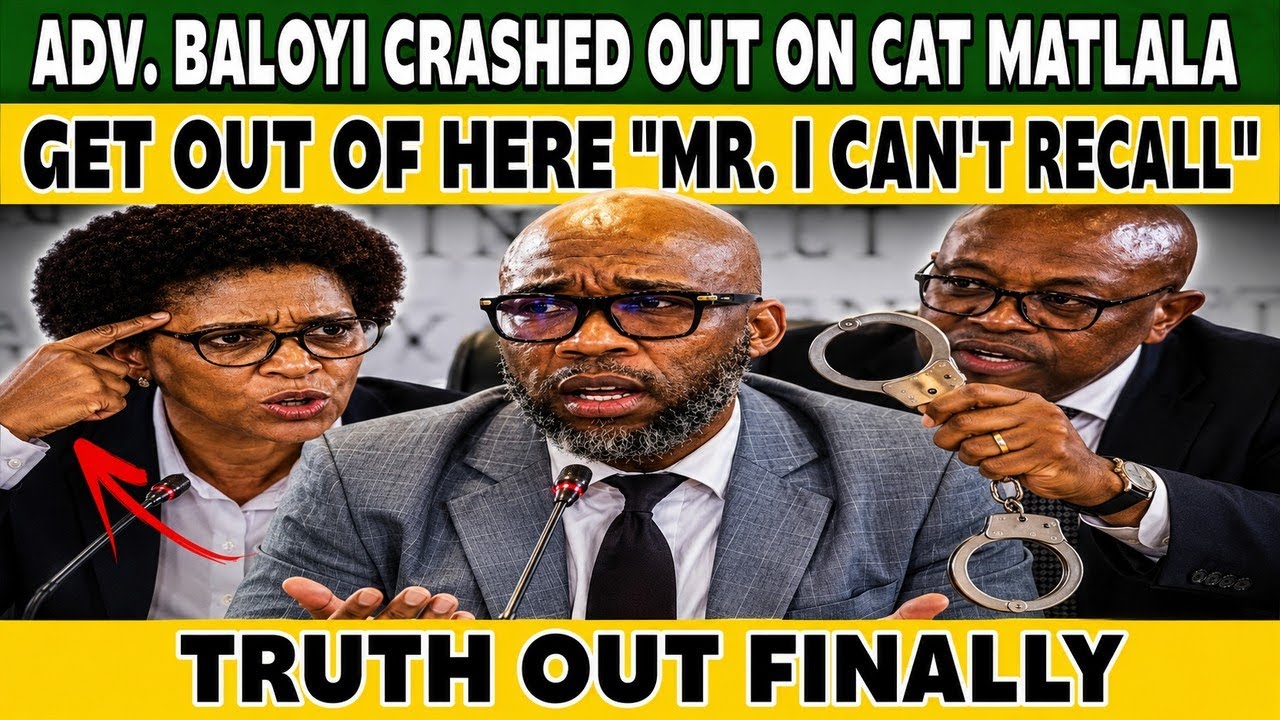 ADV. BALOYI CRASHED OUT ON CAT MATLALA - Get Out of Here 