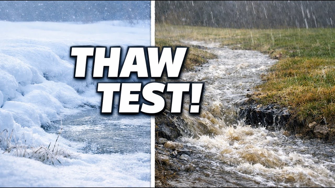 Action Footage: Will Your Drain System be Ready During a Thaw? [ Result Footage ]