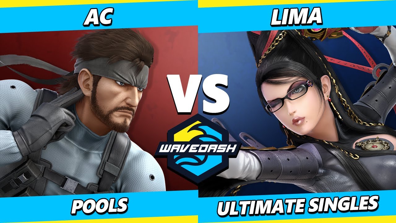 Wavedash 2023 - AC (Snake) Vs. Lima (Bayonetta) Smash Ultimate - SSBU