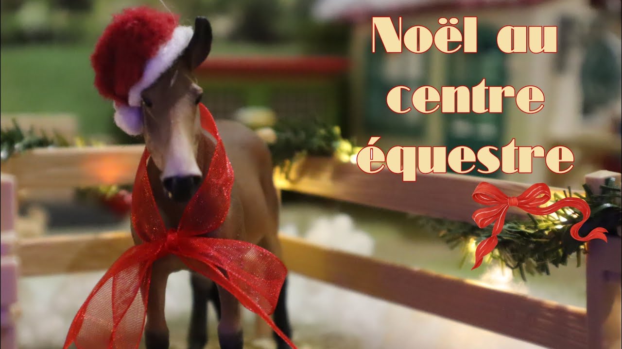 Ambiance Noël au centre équestre 🎄❄️ | Décoration de ma maquette