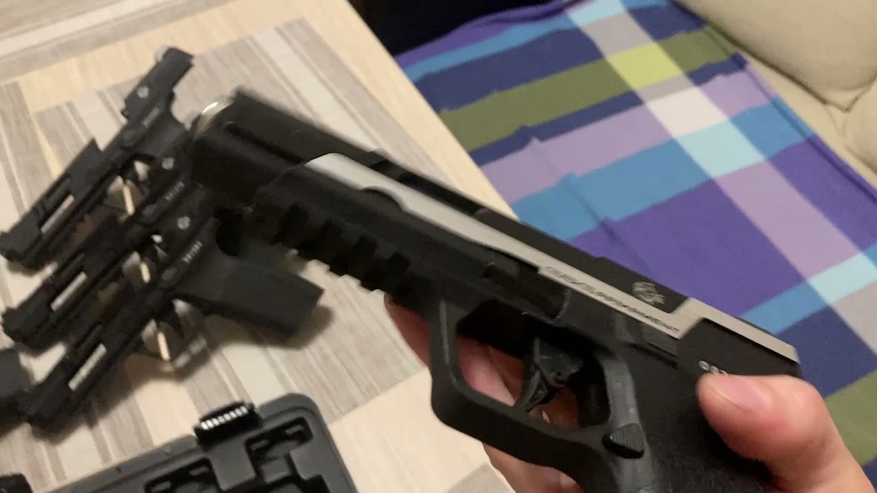 Страйкбольный пистолет (G&G) Piranha Mk I (GBB) (Black-Silver) и его первые неисправности.
