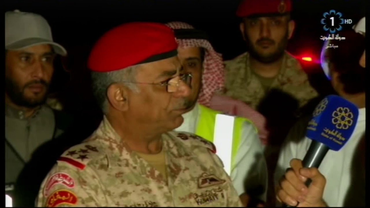 فرقة غيث تتواجد في مدينة صباح الاحمد لتتفقد سير العمل