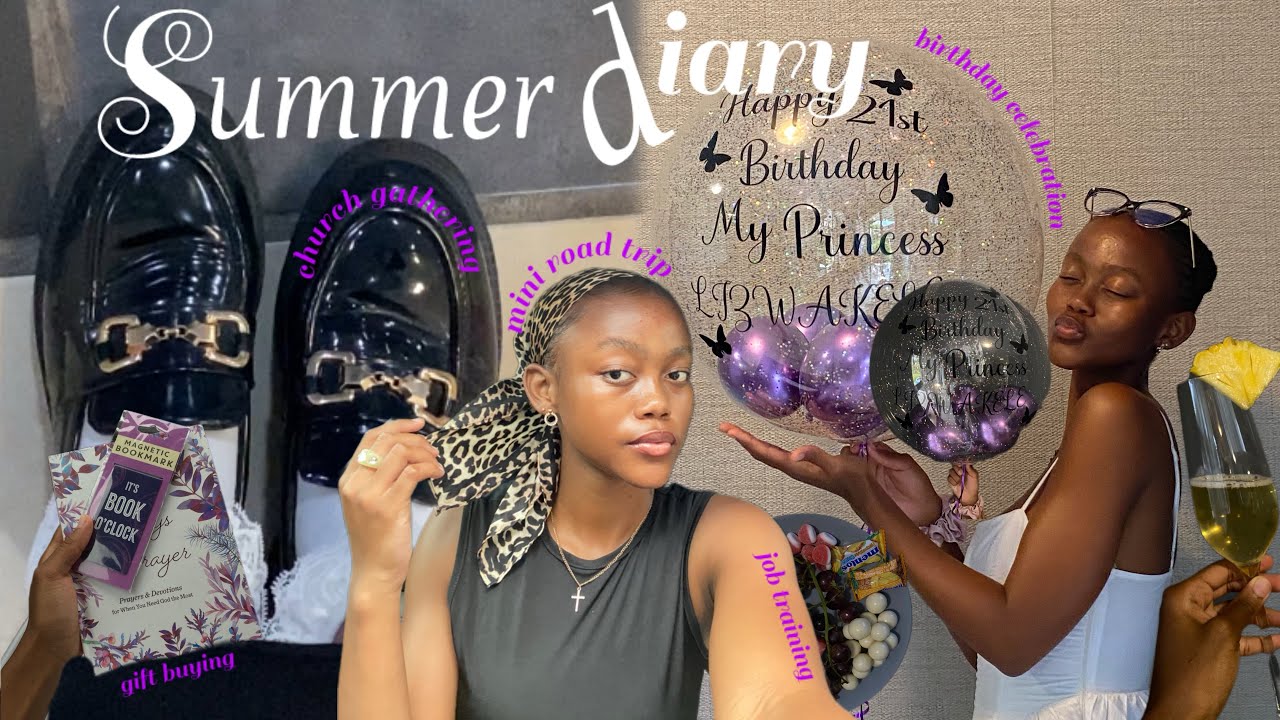 a productive summer diary :  it’s my birthday, church chronicles, last job training & more