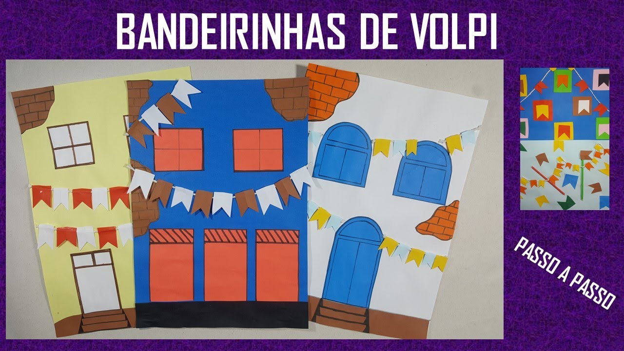 ALFREDO VOLPI - Bandeirinhas em fachadas- Passo a passo.